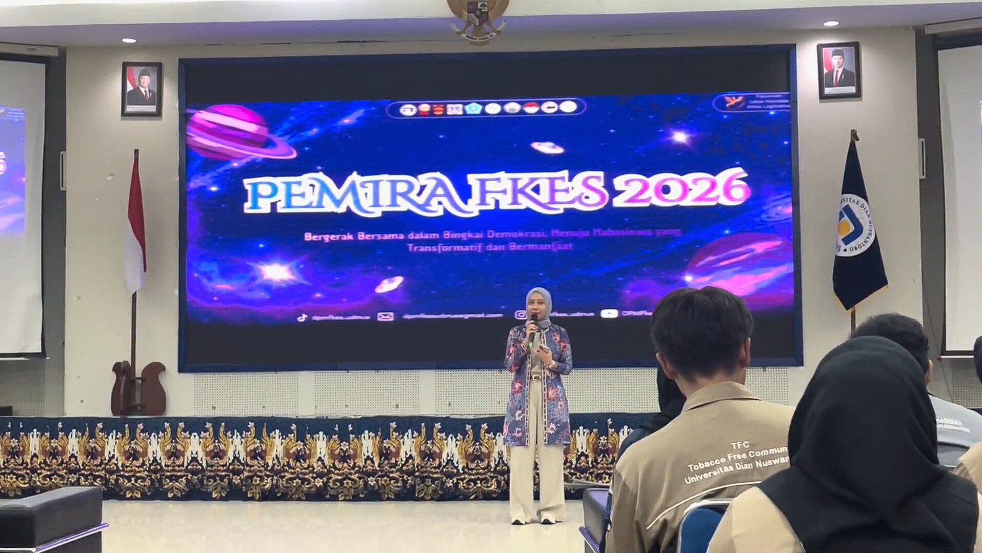 Penyampaian Kesan Pesan Pembina DPM dan BEM Fakultas Kesehatan